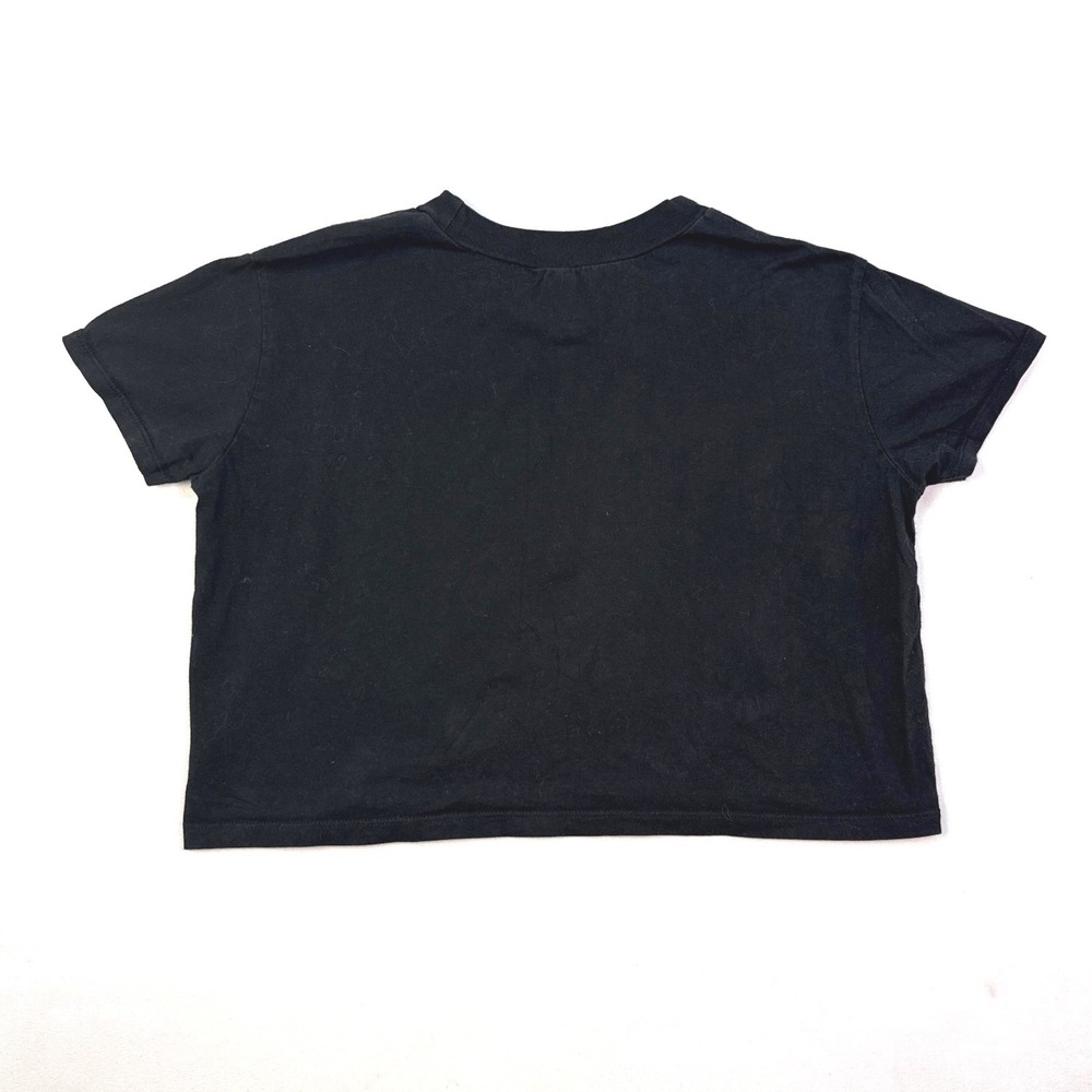 Alternative CrossFit Aptos Womens M Black Neon Retro Graphic Crop Top T-Shirt - Picture 8 of 8
